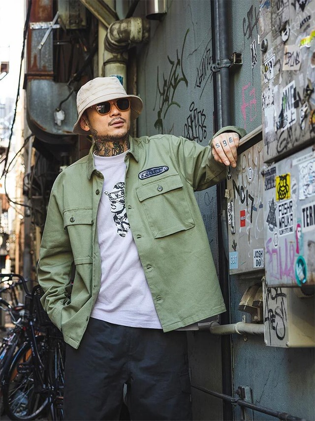 ワークシャツ ジャケット VOLCOM ボルコム TOKYO TRUE PINNED 