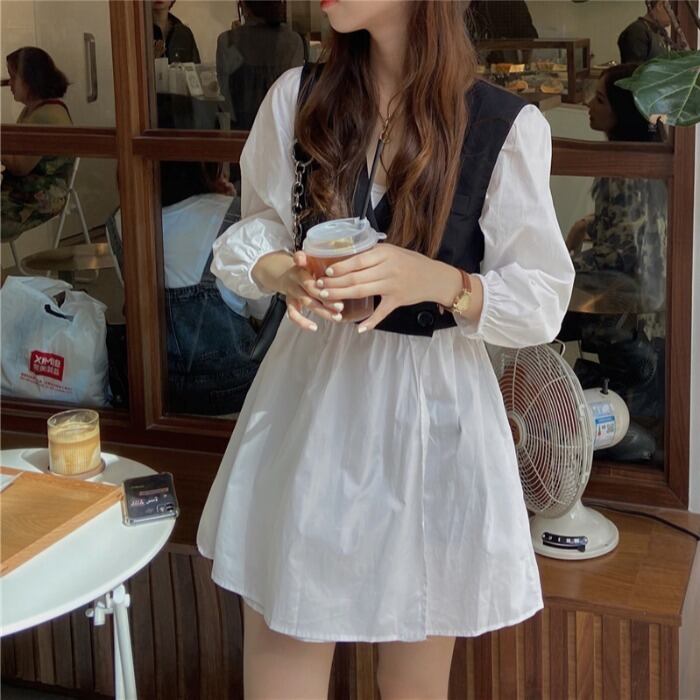 ドレス スプリング薄手スカート ショート 春物 モンロー50533478707