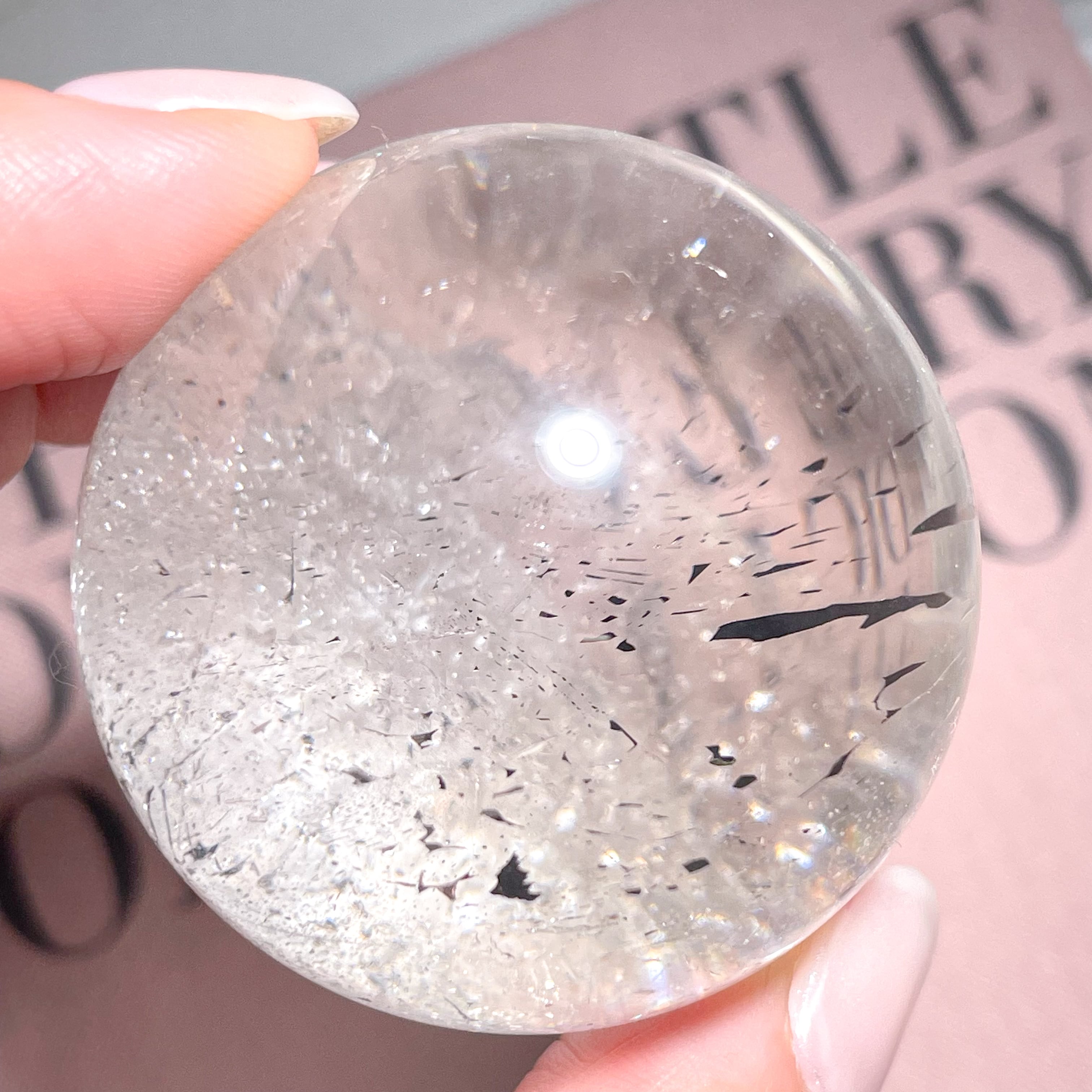 Starry Sky - Clear Quartz Sphere 7 ✧ クリアクォーツ