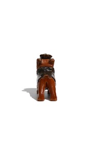 Carter Hoffman “Yale” Bulldog Mascot Wooden Carved Figurine – 1950s