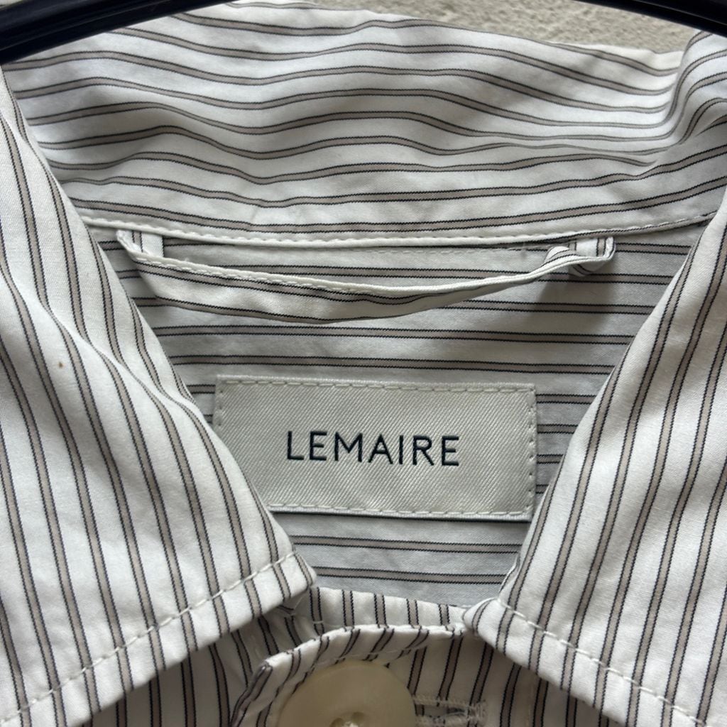 LEMAIRE ルメール 25SS PYJAMA SHIRT ストライプシャツ SH1177 LF1409