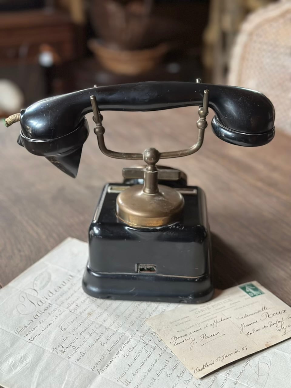 北欧デンマーク KTAS社 アンティーク電話機 | Brocante de La Cocotte