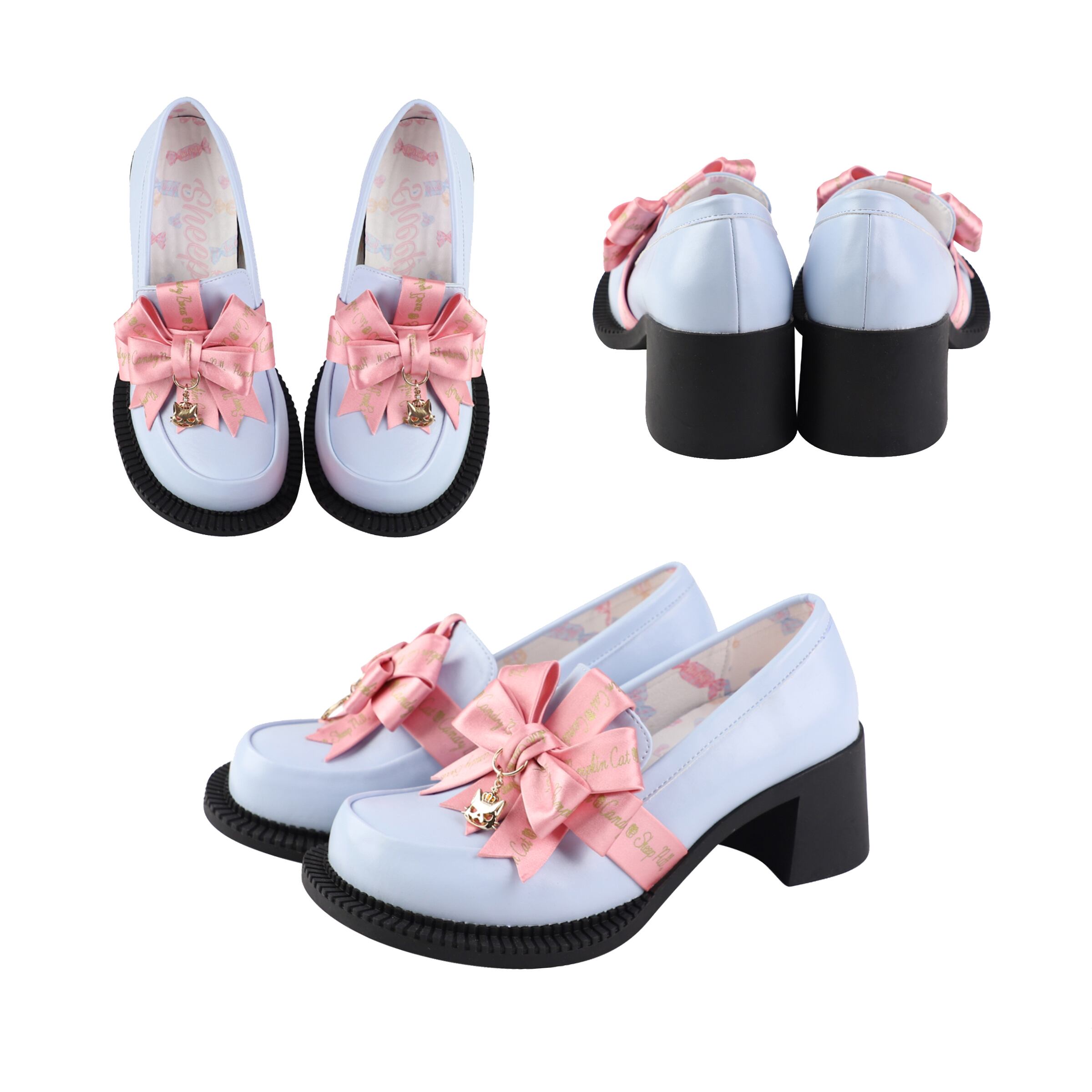 302 ロリータ靴 可愛い リボン コスプレ 厚底 地雷系 バレエ シューズ パンプス G2k6c0 Lachouette