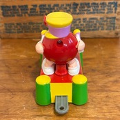 M&M's クリスマス・トレイン・トッパー サーカストレイン 列車 機関車 レッド ミールトイ エムアンドエムズ MU-297