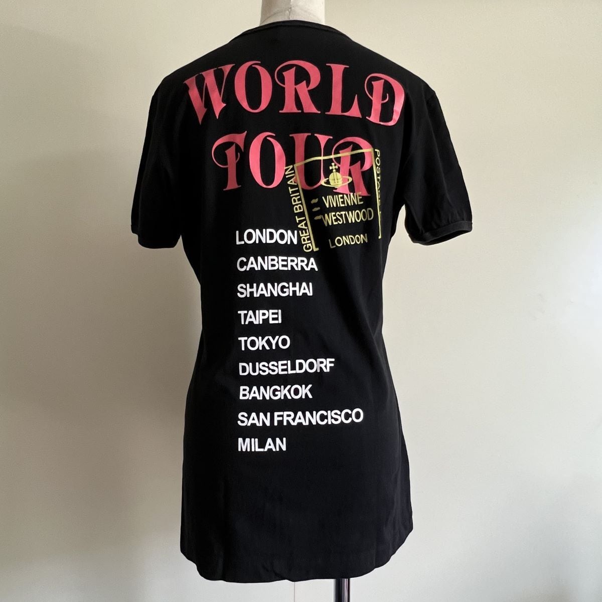 USED】 Vivienne Westwood ゴールドレーベル WORLD TOUR リップＴ ...