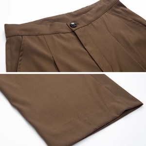 ストリートきれいめドレープパンツ　0697