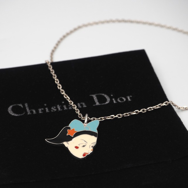 DIOR ベビークイーン ネックレス  シルバー925 シルバー ディオール 付属品付き