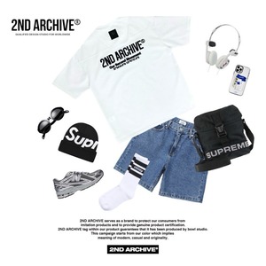 2ND005 2NDARCHIVE Tシャツ 韓国ファッション オーバーサイズ ユニセックス