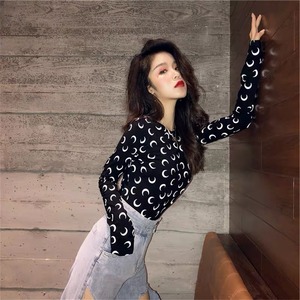 moon pattern t-shirt