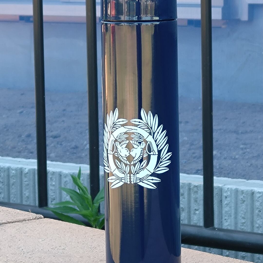 【伊達家家紋】ステンレスサーモドリンクボトル　530ml/ ネイビー