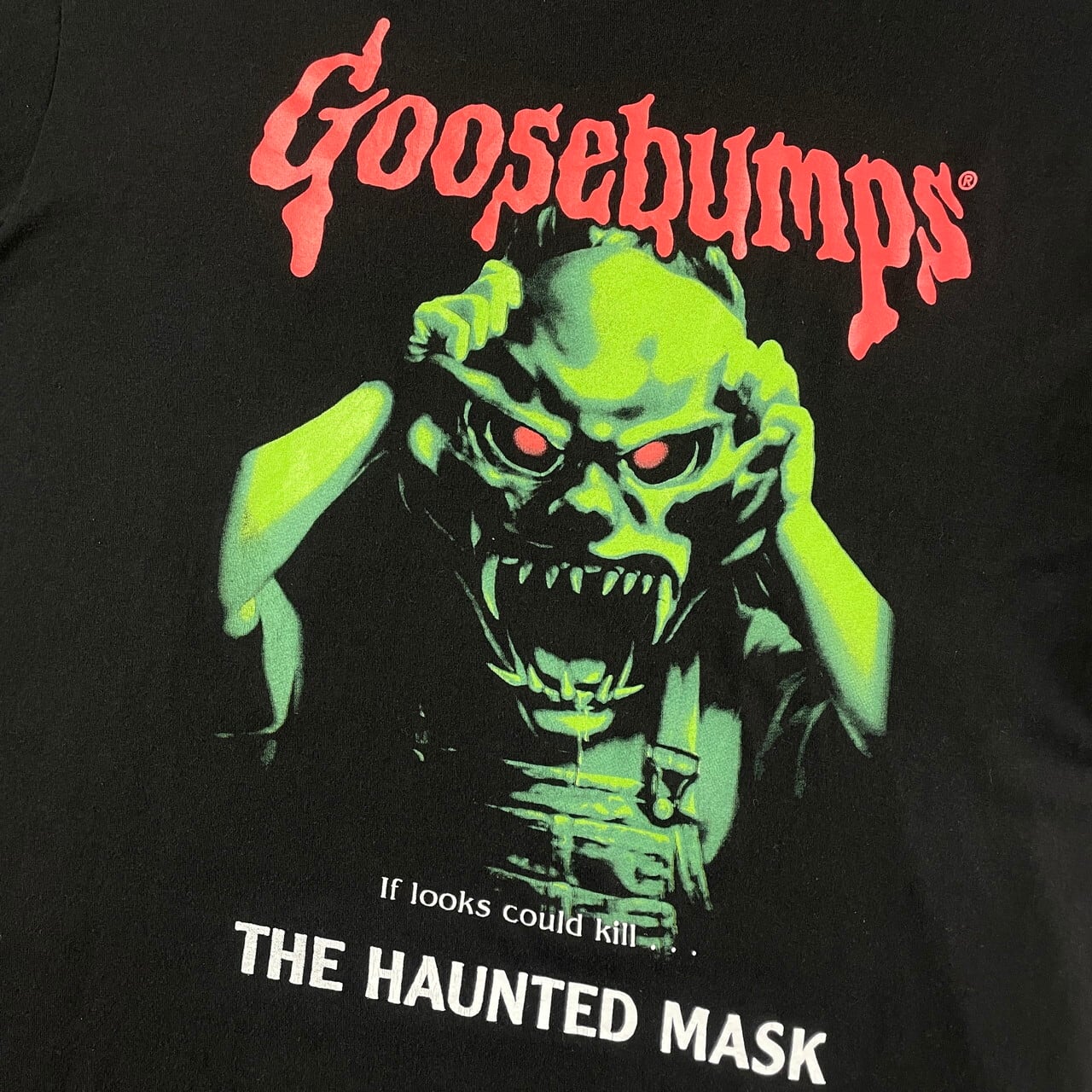 GOOSEBUMPS THE HAUNTED MASK グースバンプス ホラー小説 プリントT 