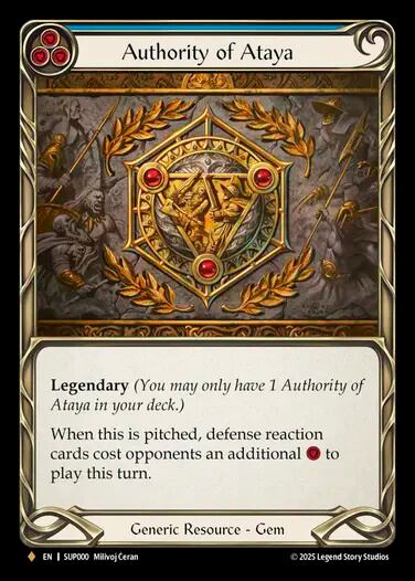 fab【RF】アタヤの威光 / Authority of Ataya 英語 SUP000【EN】『RF』【Revered Brute】アタヤの威光/Authority of Ataya