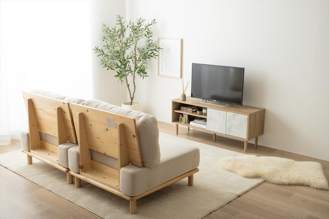 【幅110cm】Tas バイカラーテレビボード