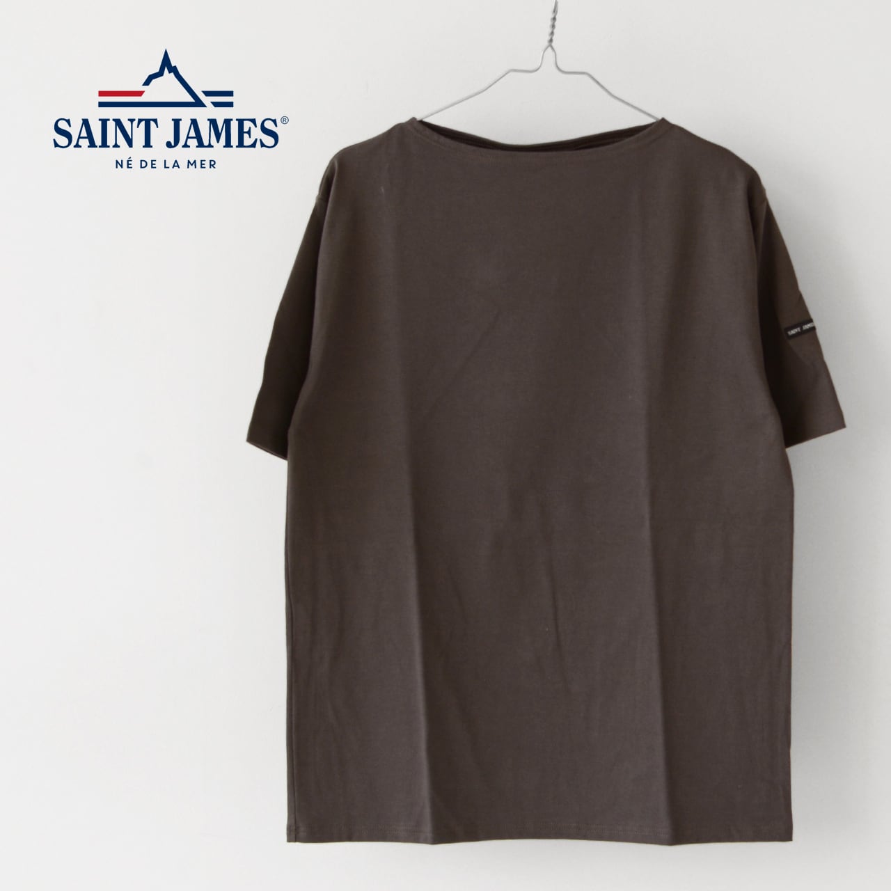 SAINT JAMES [セントジェームス 正規販売店] PIRIAC SOLID TAUPE [ps