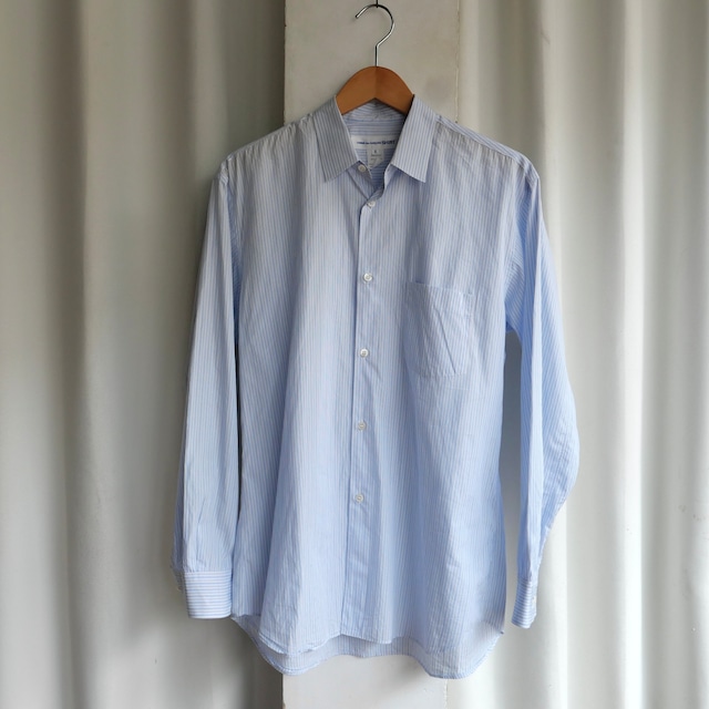 COMME des GARCONS SHIRT FOREVER COTTON POPLIN STRIPE SHIRT
