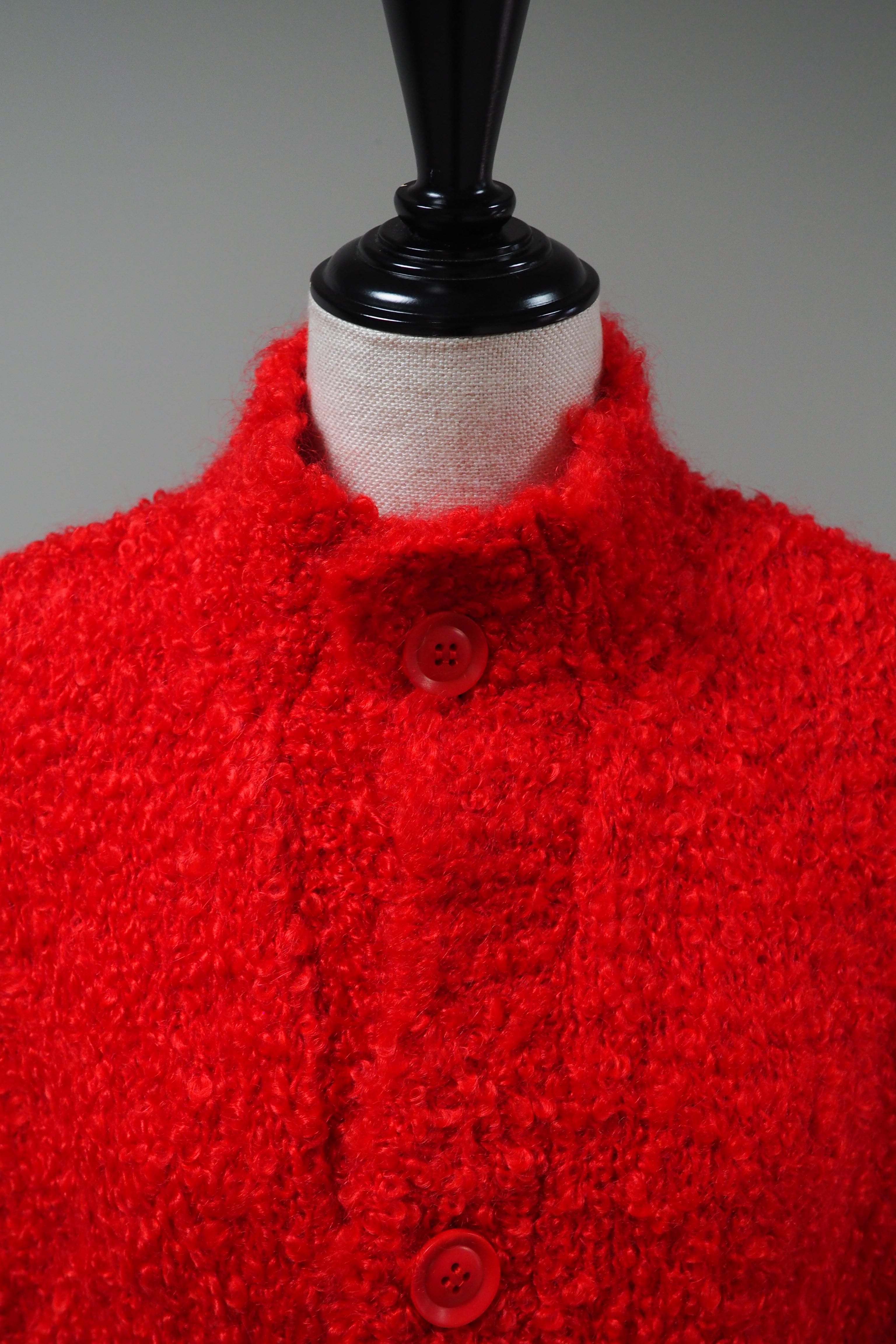 kota gushiken】Massive Mohair Cardigan -Red- | loop