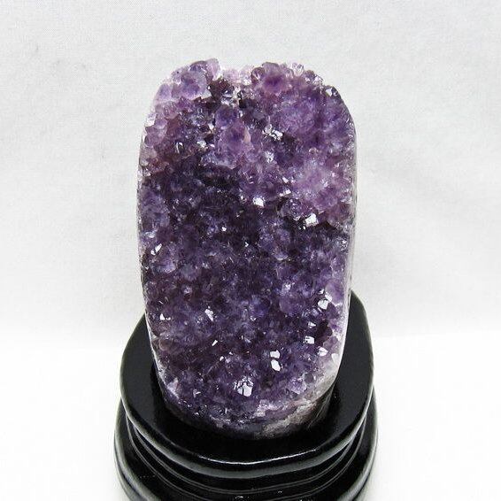 アメジスト クラスター ウルグアイ産 アメジスト 原石 amethyst 台座付属 一点物 182-8726