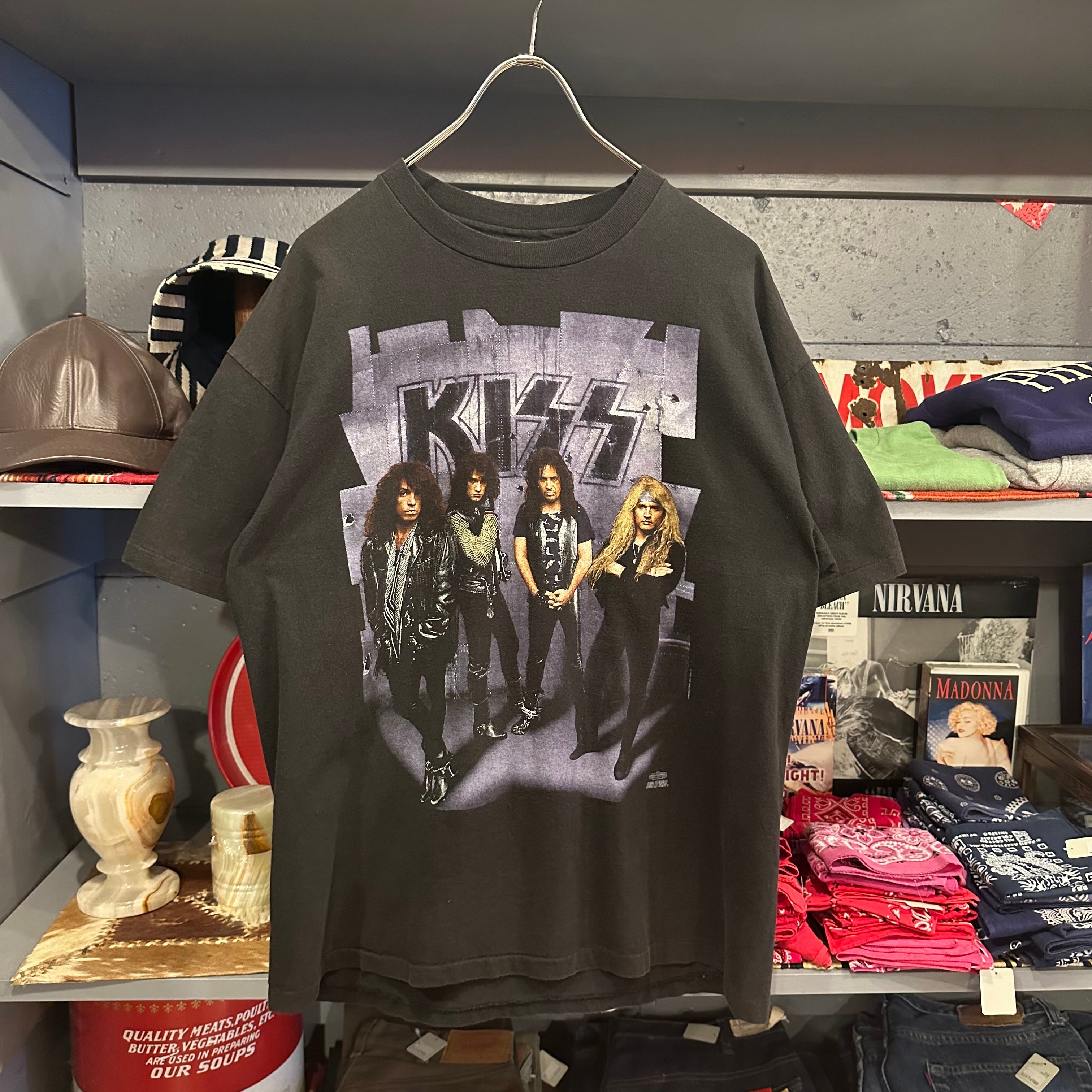 USA製 Hanes 90s kiss tシャツ ヴィンテージtシャツ KISS