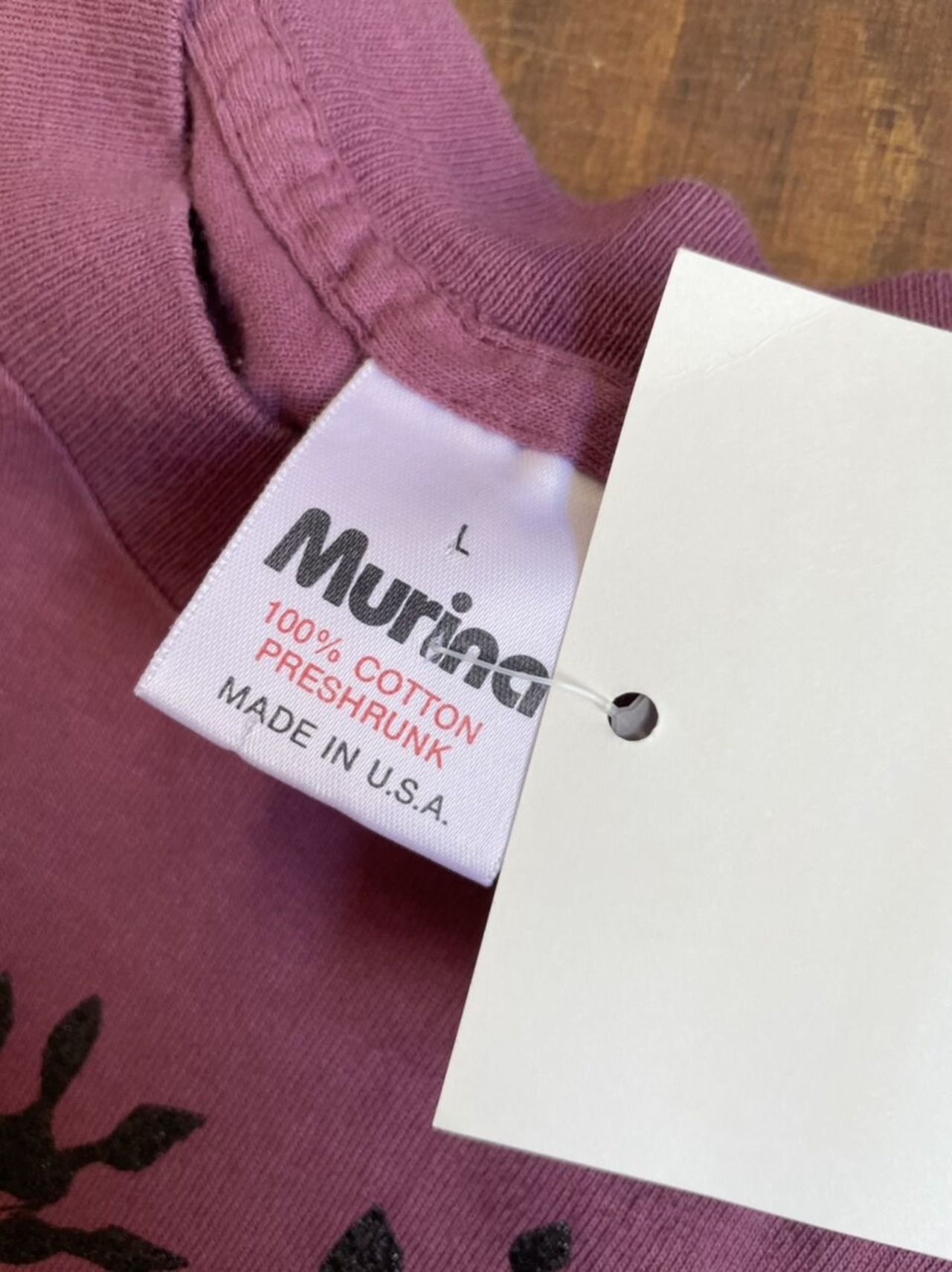 90s "DEAD STOCK" Impression Art L/S Tee MADE IN USA  Size L_1