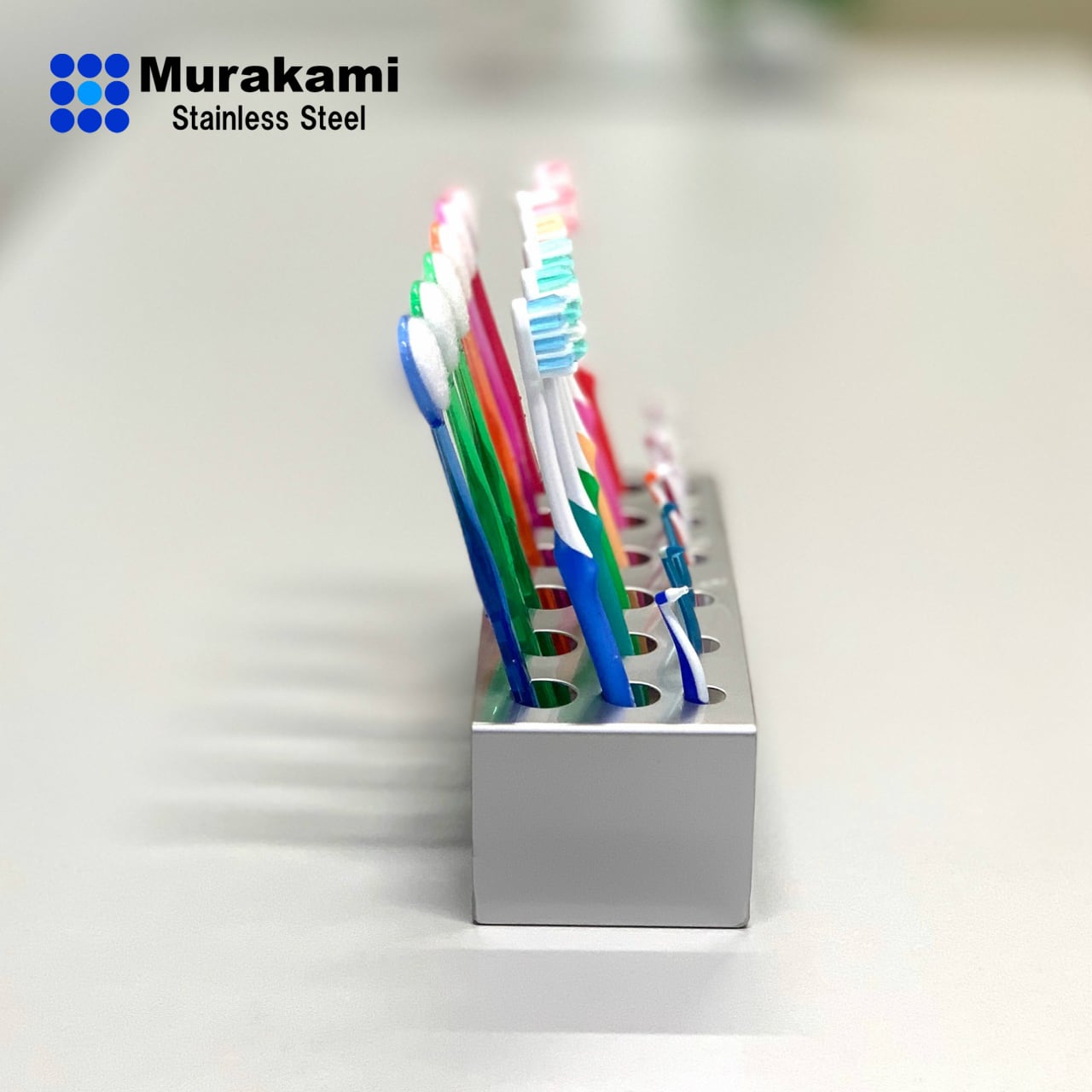 口腔ケア用品スタンド6人用 Aタイプ | Murakami-Stainless