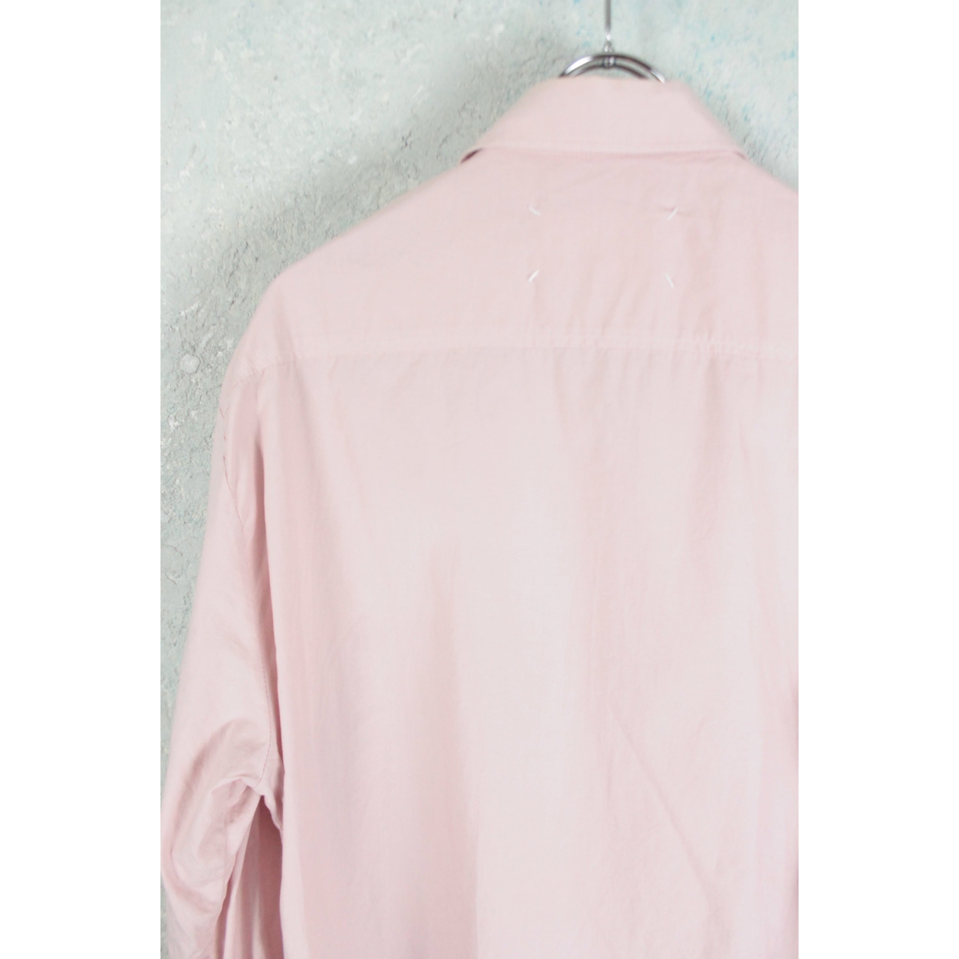 Maison Martin Margiela ⑩ ドレスシャツ スモークピンク マルジェラ