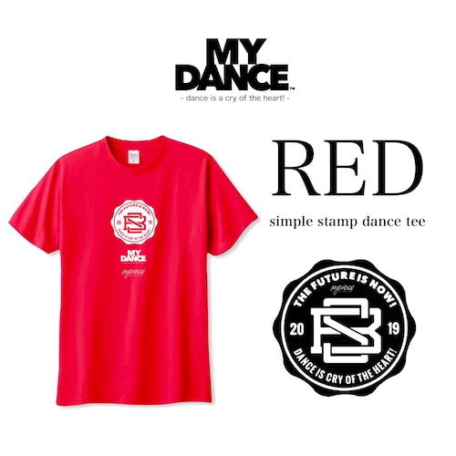 stamp logo dance tee