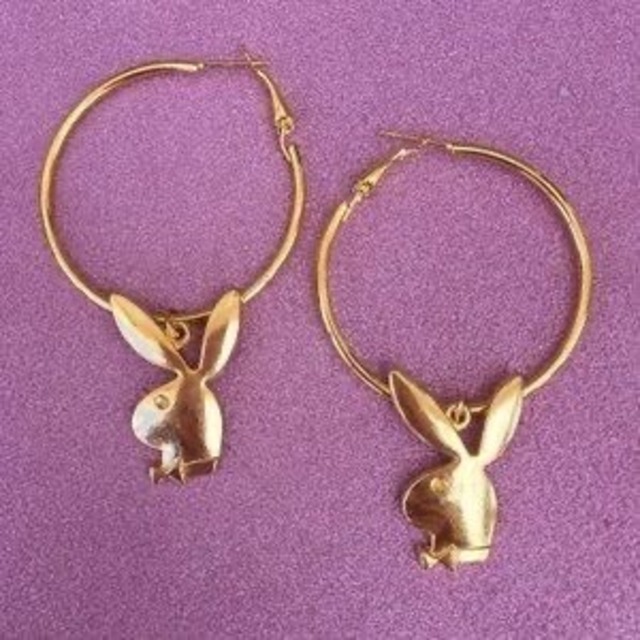 Bunny Vintage Hoop ピアス／GLD