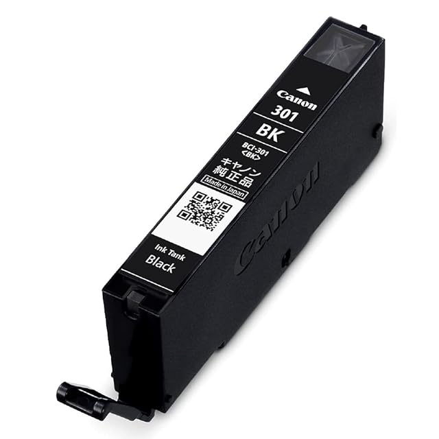 Canon キヤノン 純正 インクカートリッジ BCI-301BK 染料ブラック 小