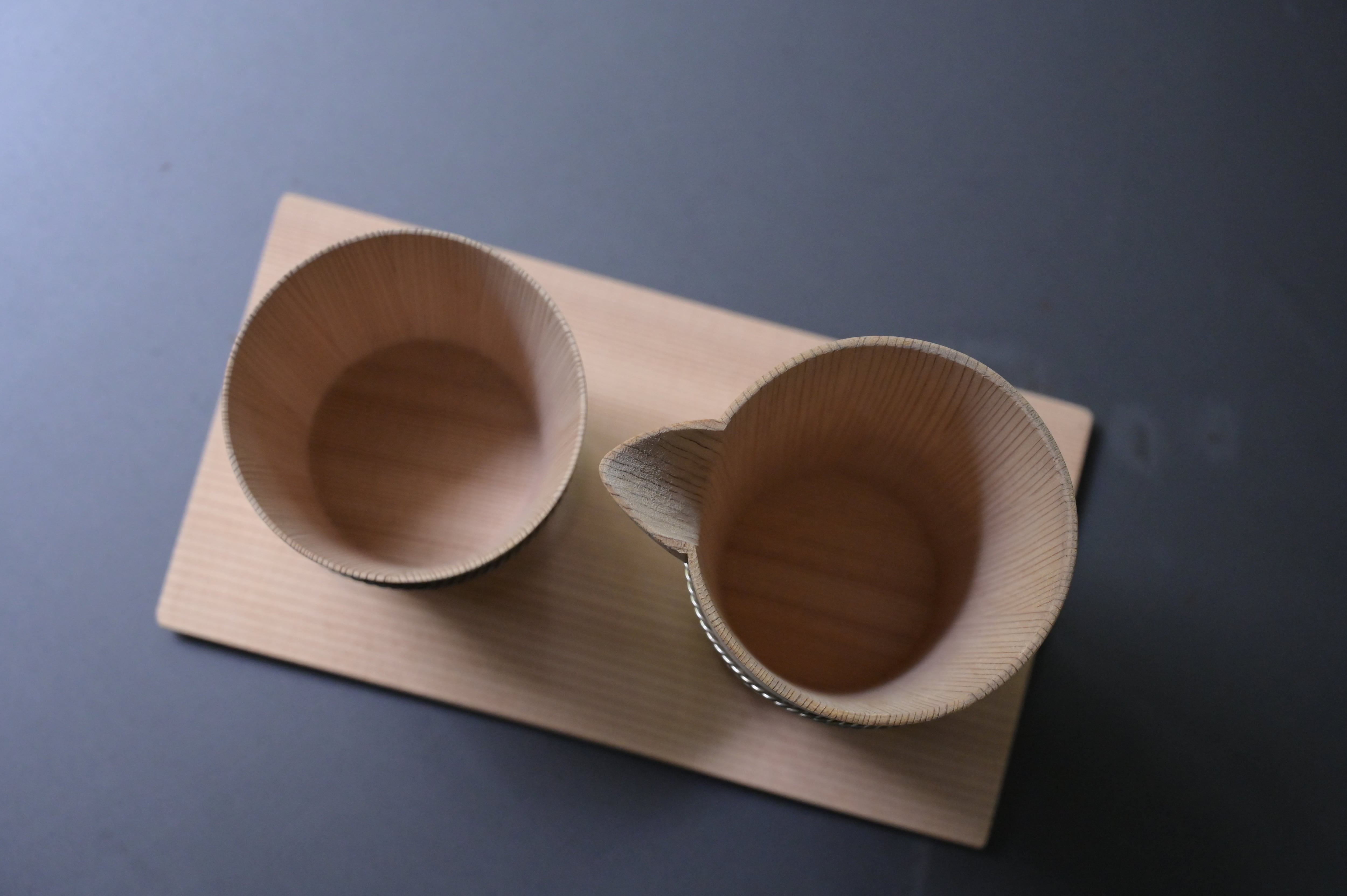吉野杉おもてなし盆 | 鎌倉倶楽部 茶寮