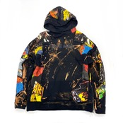 【 hoodie42】 Remake Hoodie black × rockTshirts