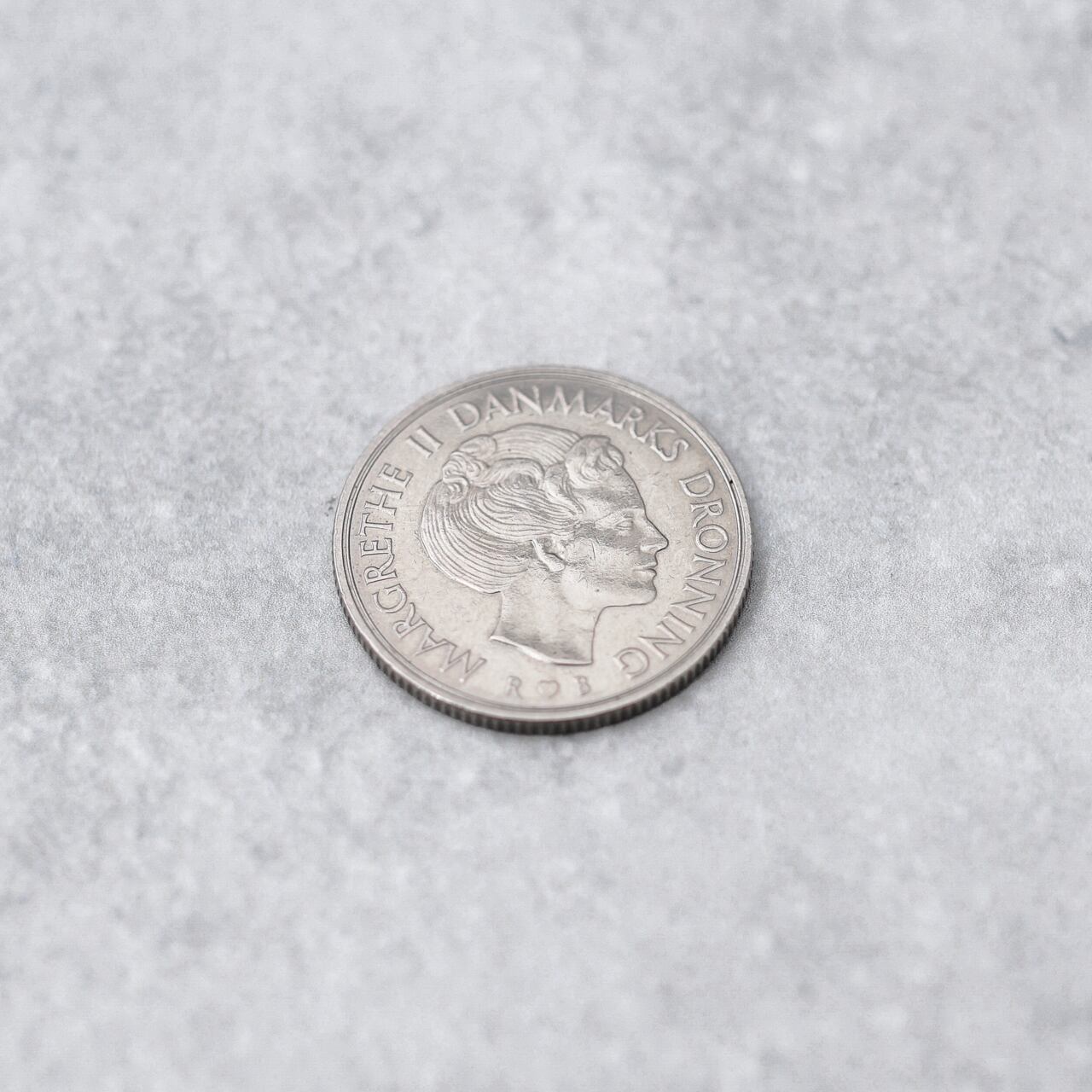 デンマーク 1クローネ コインリング｜DENMARK 1KRONE COINRING