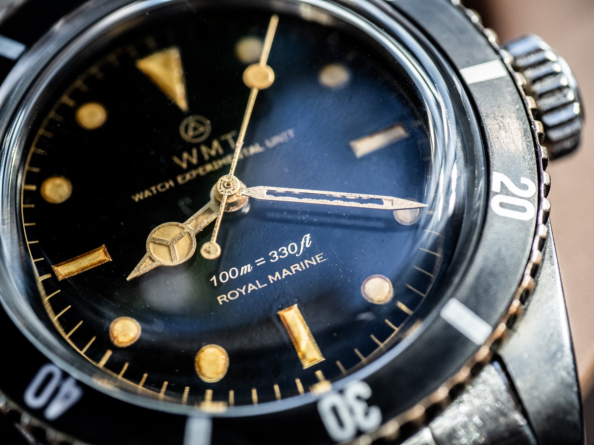 WMT Sea Diver MI6-010C / All Aged With Brass Bezel / Heavy Aged