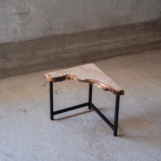 栗のコンソールテーブル　コーナー用