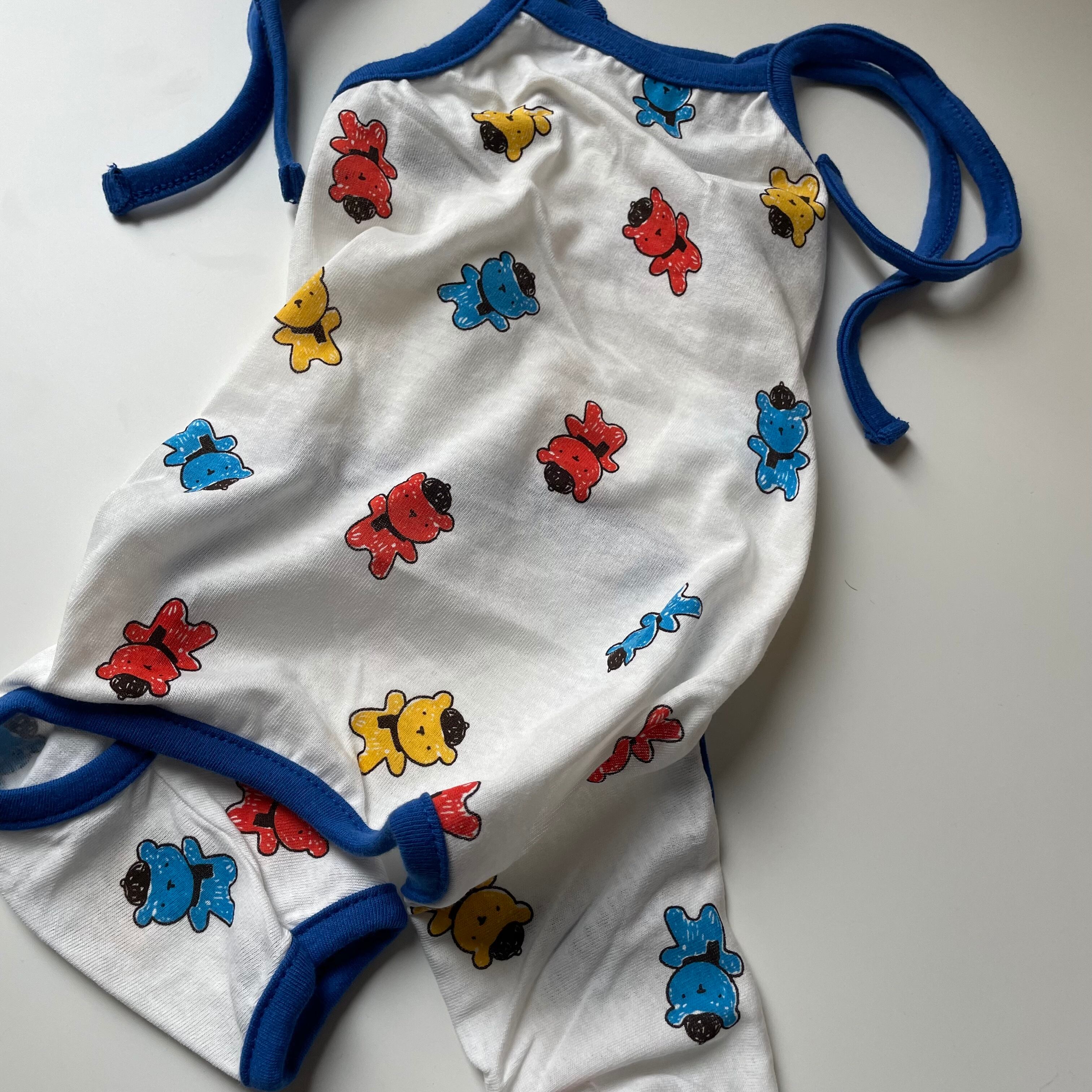 即納/【korea select】 irasto bear rompers.