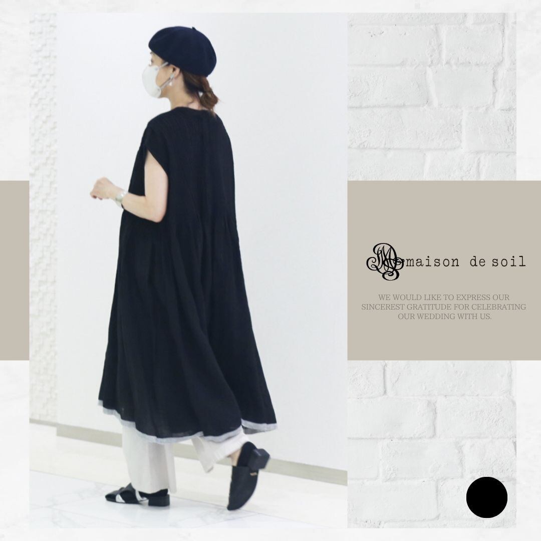 Maison de SOIL/INMDS24003メゾンドソイル (ワンピース) 80 