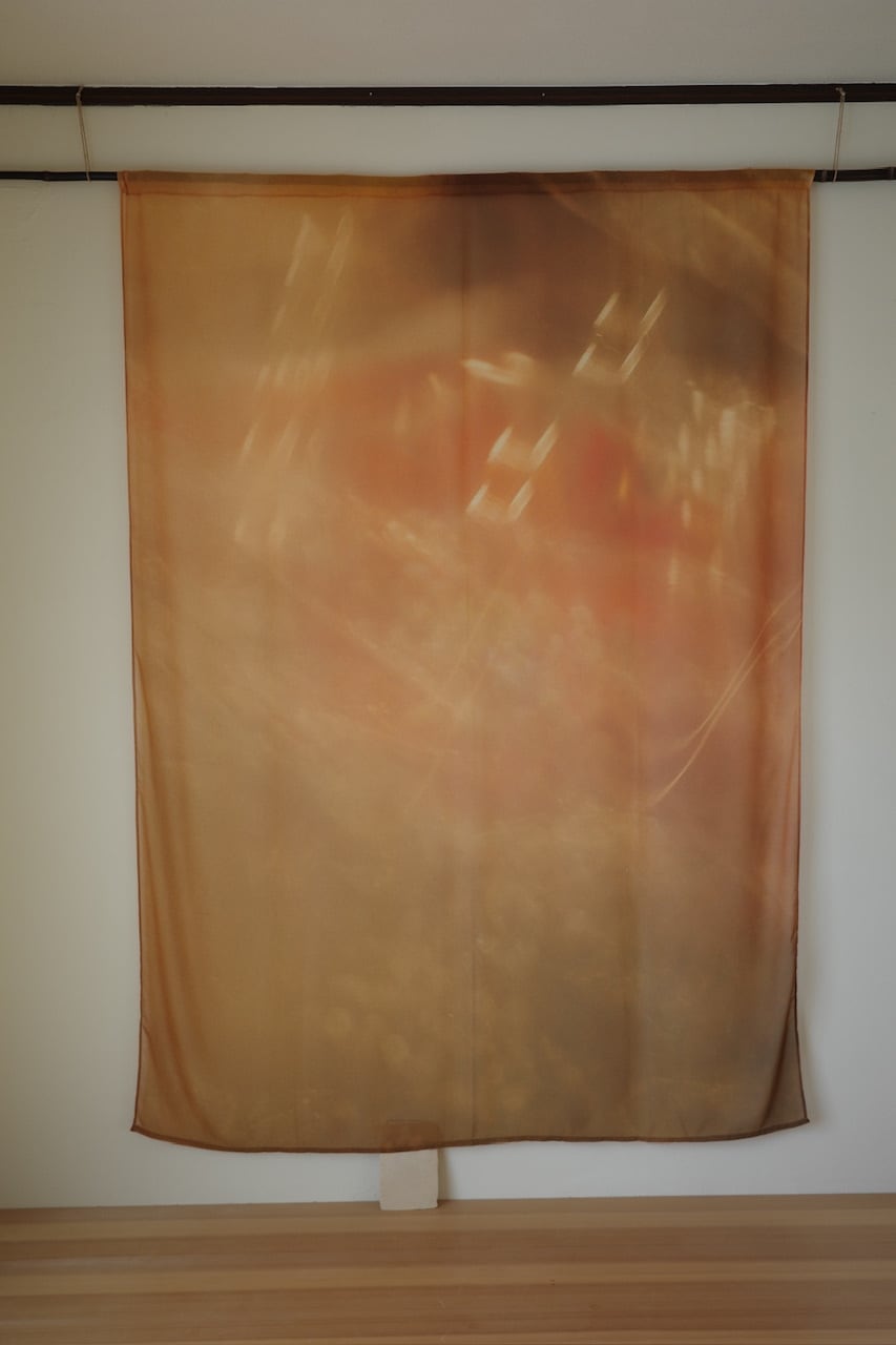 rūpa print curtain "All living things have meaning "4