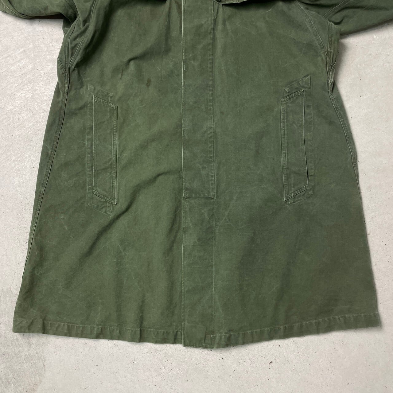 50〜60年代 フランス軍 フロックコート レインコート メンズL相当 古着