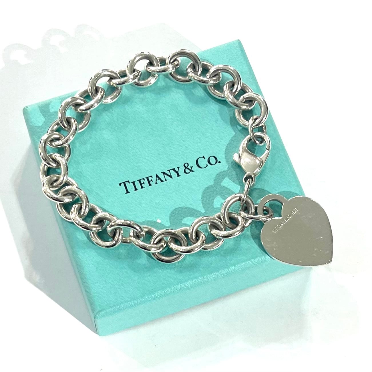 TIFFANY&CO. 】2999 ティファニーハートタグブレスレット シルバー925