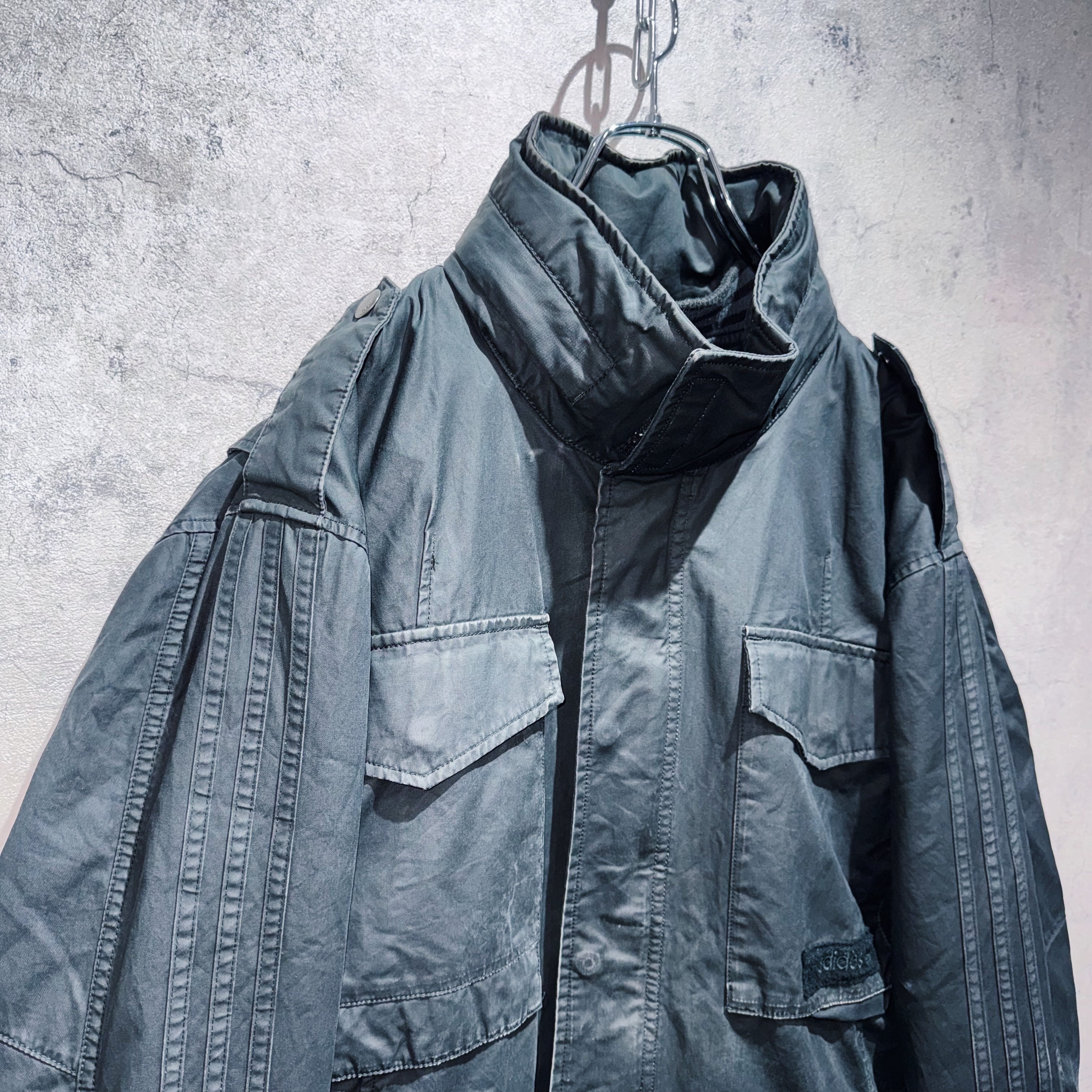 【希少】 adidas Mー65 フィールドジャケット グレー XL ミリタリー special