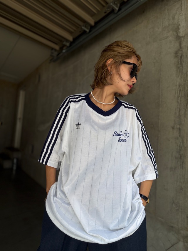 （CSA2491）90‘s adidas “Butler” football shirt made in USA