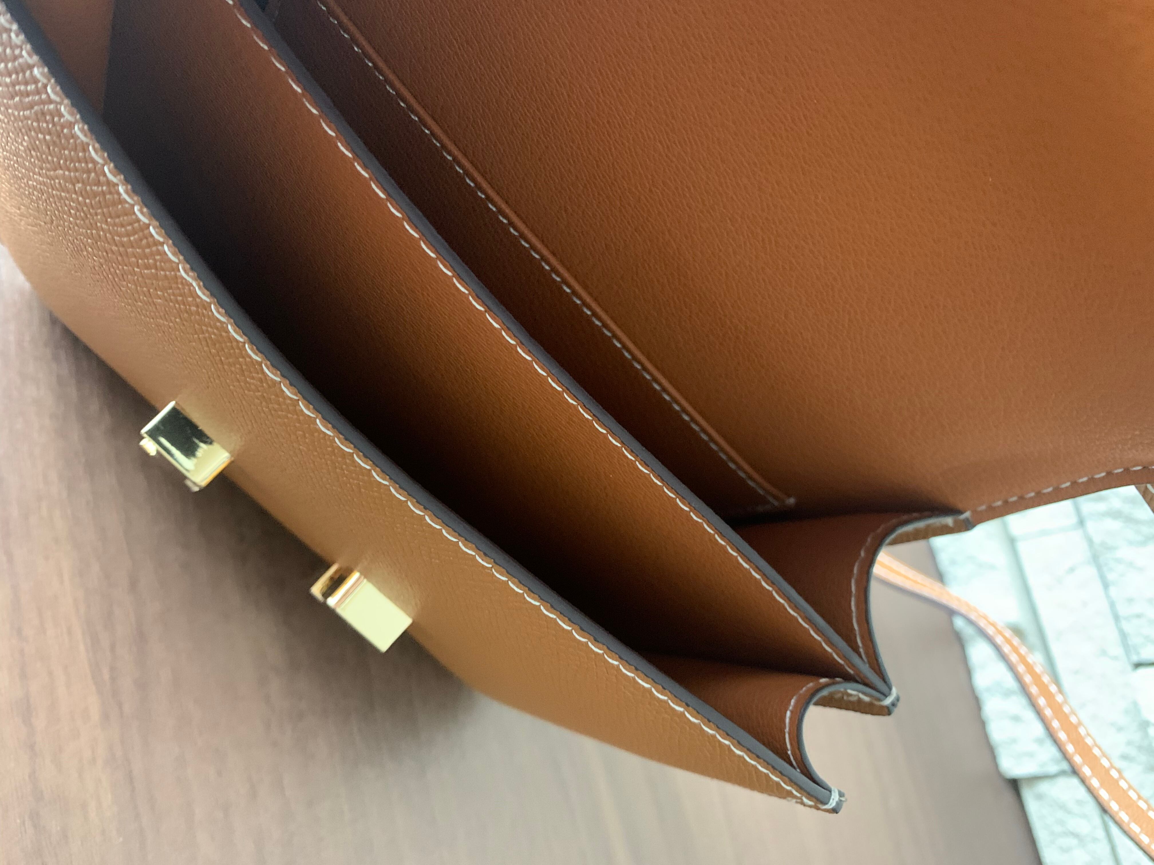 ブラウン H型金具 ショルダーバッグ H金具♡本革ショルダーバッグ ミニ 18 | ELLY