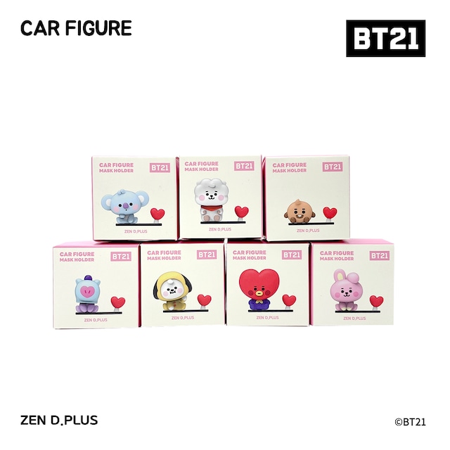 BT21 CAR FIGURE MASK HOLDER