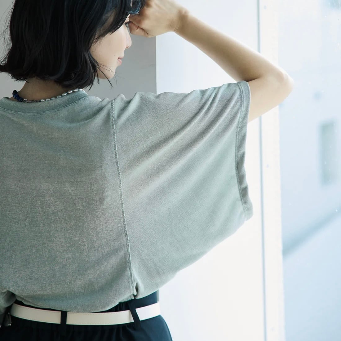 【 TERRAORY 】シャイニーコクーンTシャツ