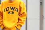 90s "IOWA" College Heavy Sweat Shirt USA製