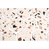 TERRAZZO HEXAGON COASTER