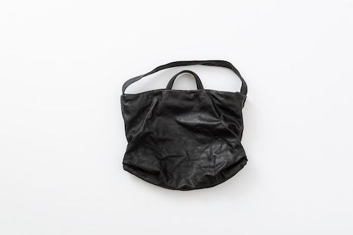 MUJI：shoulder bag- M.black