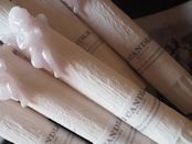 angel tapered candle