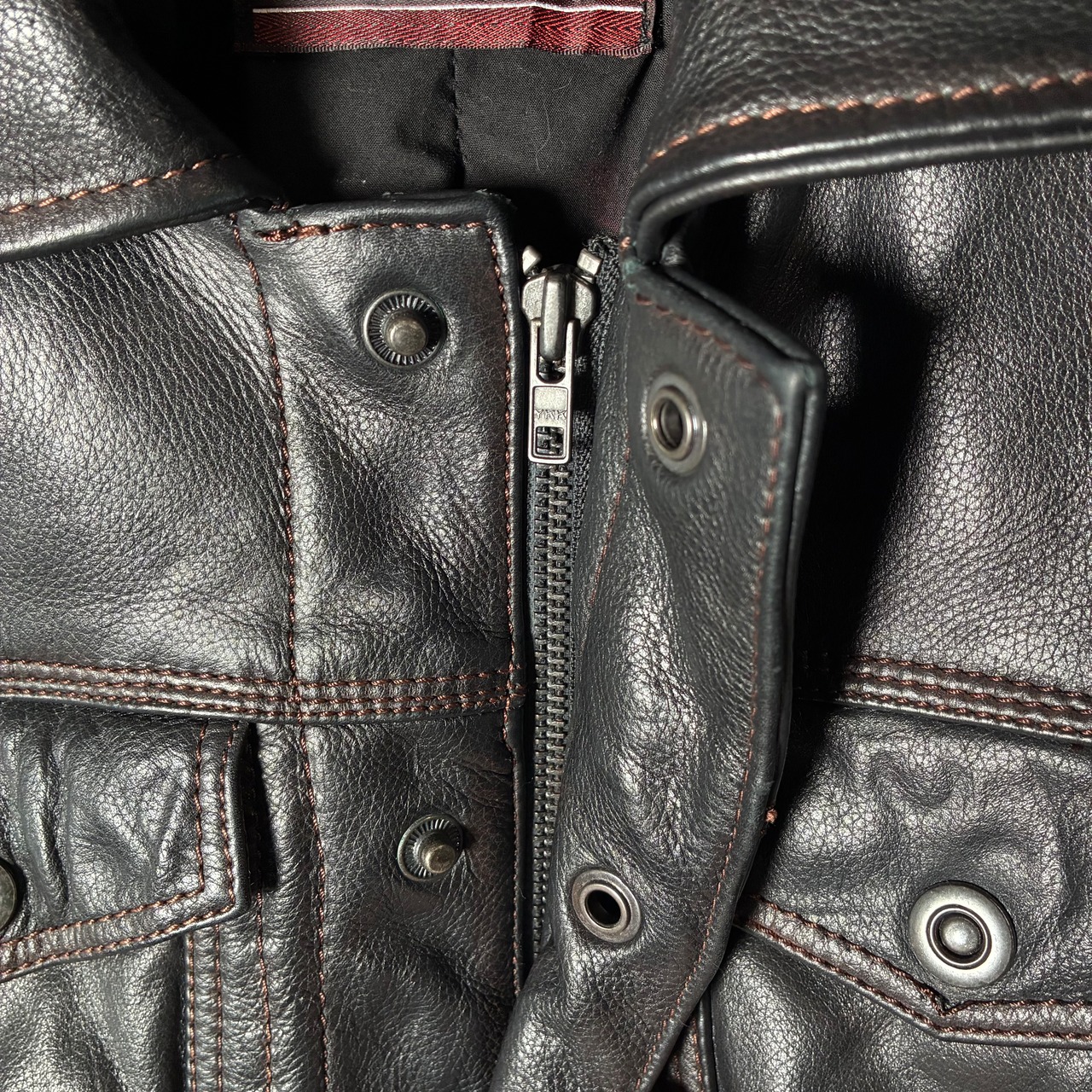 Dudra East / 本革レザージャケット / 3rdタイプ デザイン / 牛革 / レザートラッカー / アメカジ