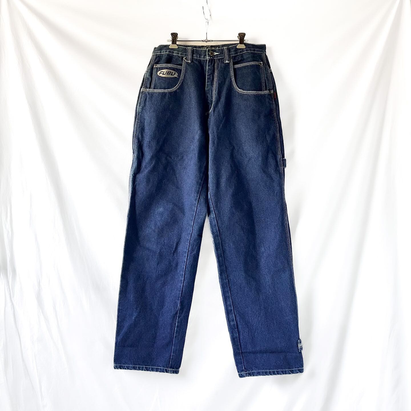 90s “FUBU” big silhouette denim pants 90年代 ビッグシルエット ...