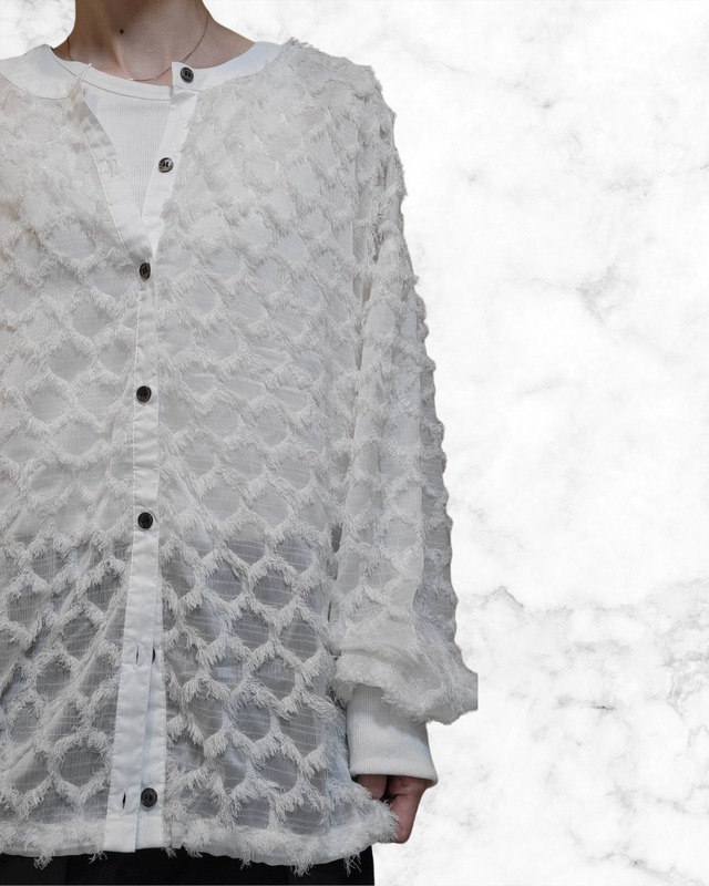 2WAYブラウス（フランジジャカード）　R643325　siro delabonte　8月初旬～中旬入荷予定　4月展示会